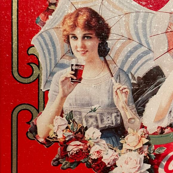 Coca-Cola Vintage Reproduction Signs by Bristolware 1994 Licensed Set of 2 - Picture 14 of 16